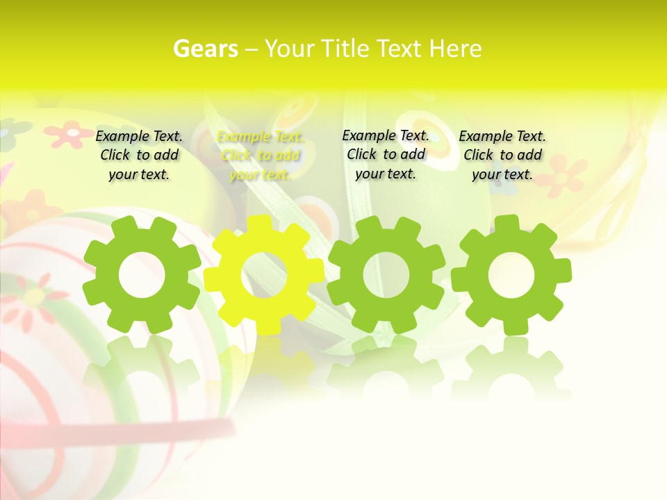 Celebration Tradition Gold PowerPoint Template