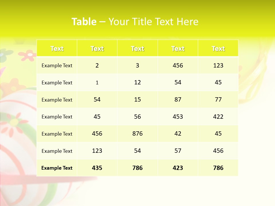 Celebration Tradition Gold PowerPoint Template