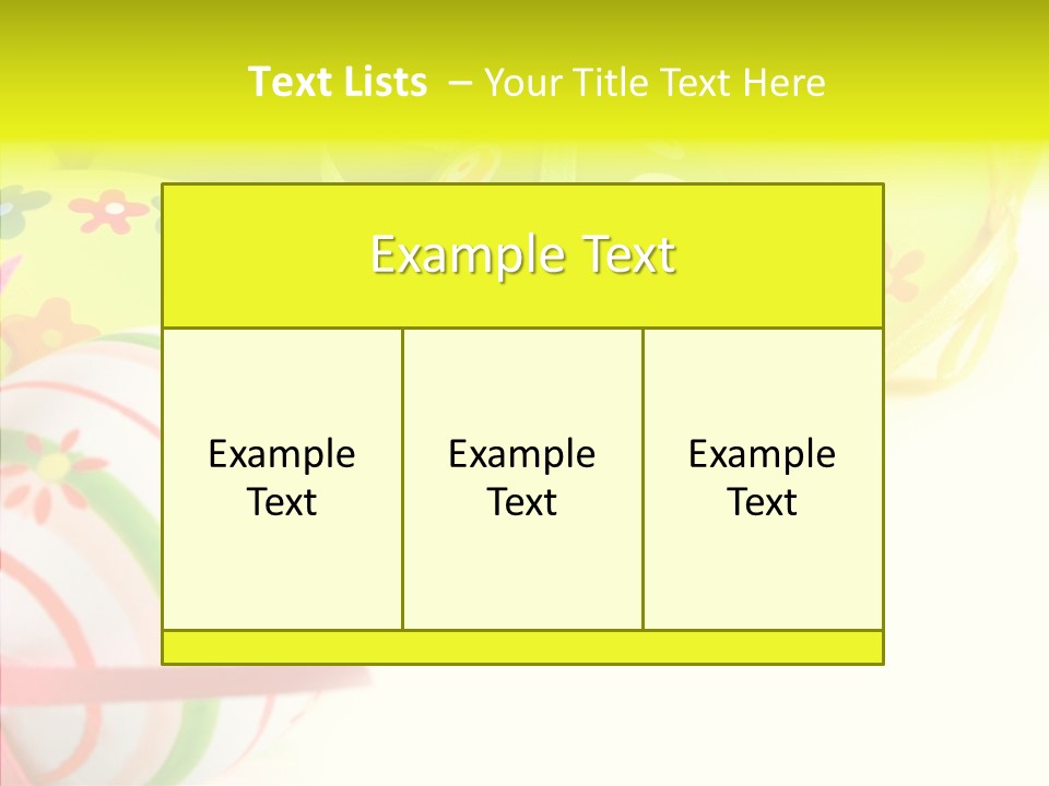 Celebration Tradition Gold PowerPoint Template
