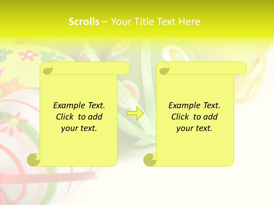 Celebration Tradition Gold PowerPoint Template