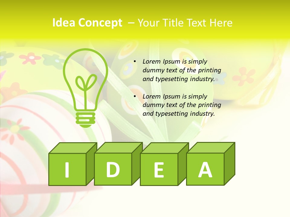 Celebration Tradition Gold PowerPoint Template