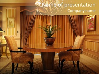 Valance Panel Hang PowerPoint Template