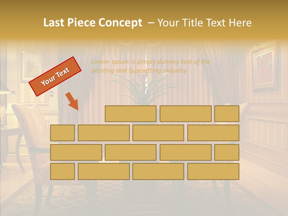 Valance Panel Hang PowerPoint Template