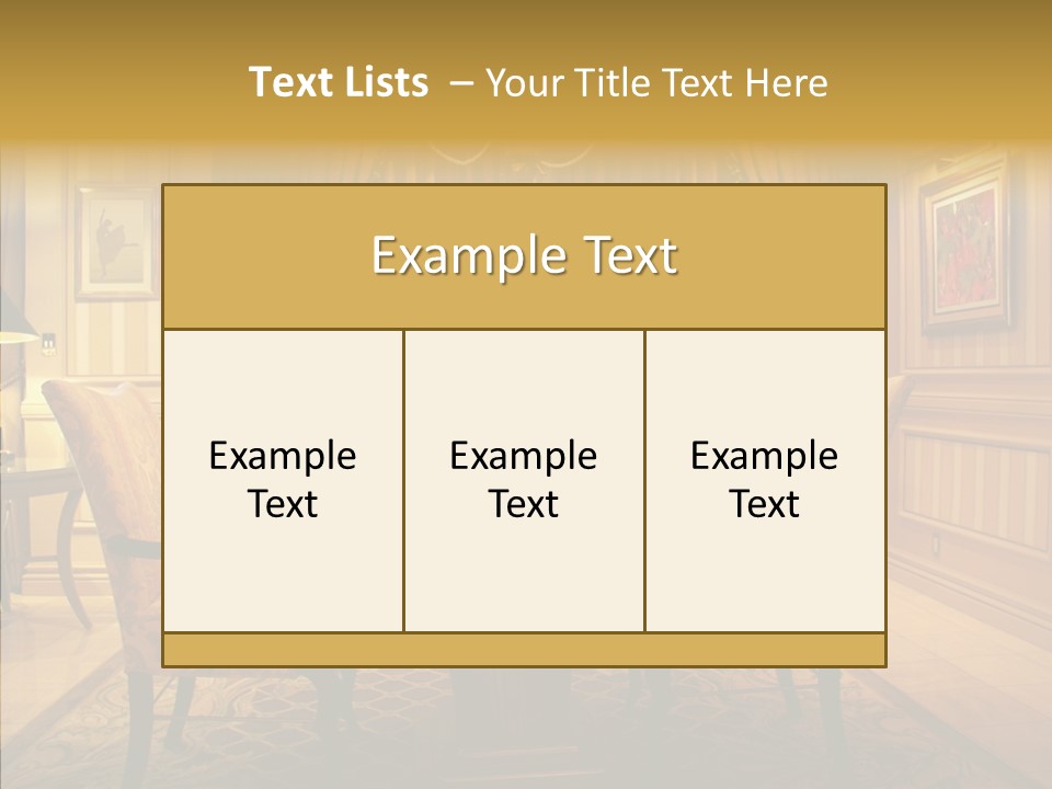 Valance Panel Hang PowerPoint Template