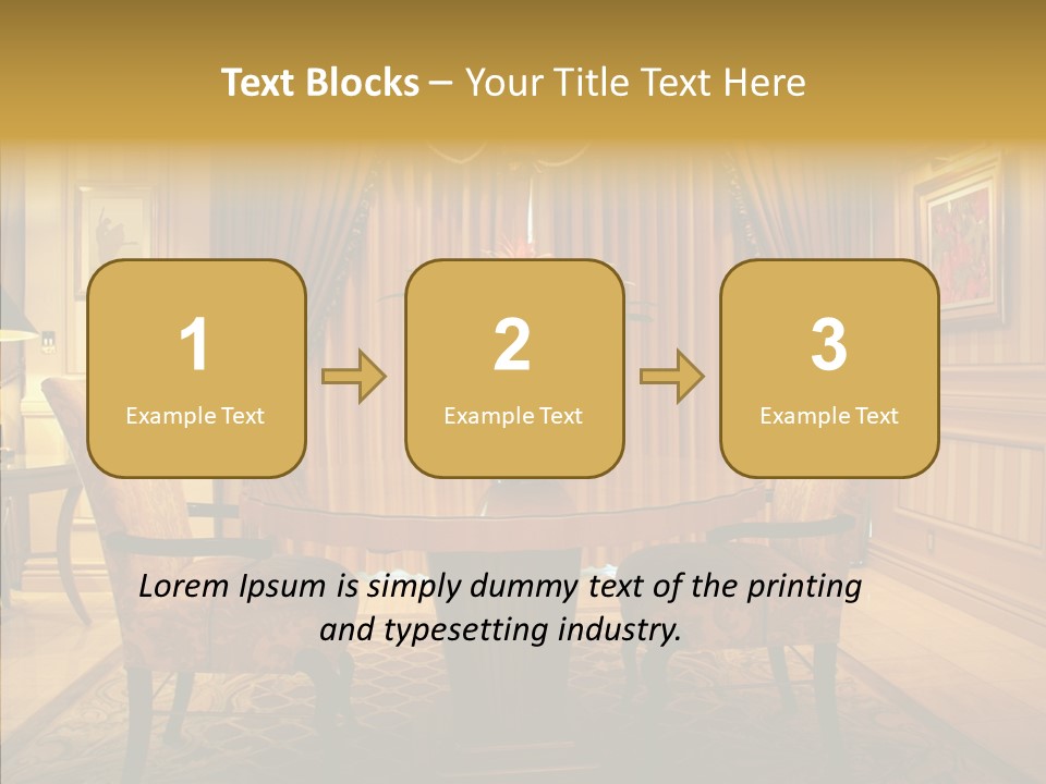 Valance Panel Hang PowerPoint Template