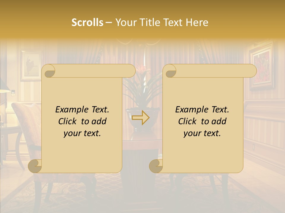 Valance Panel Hang PowerPoint Template
