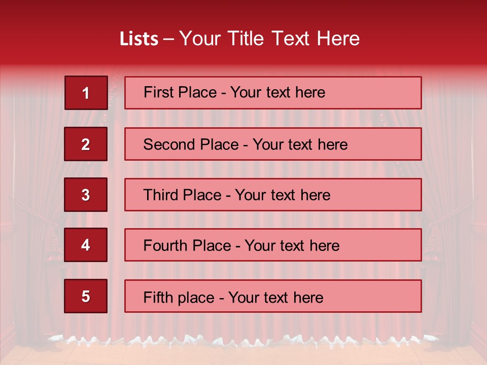 Valance Panel Hang PowerPoint Template