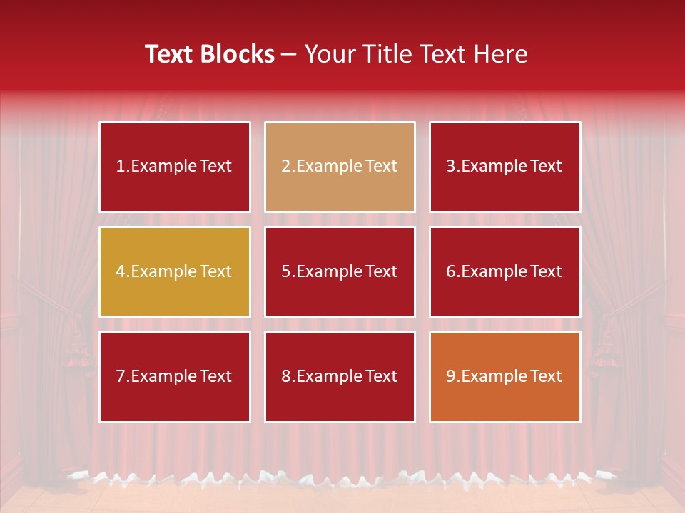 Valance Panel Hang PowerPoint Template