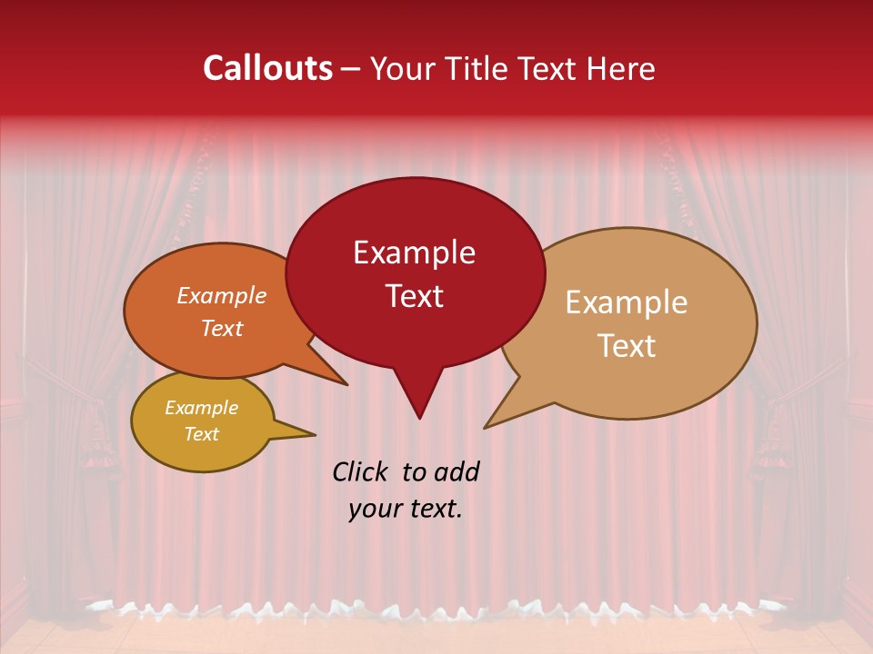 Valance Panel Hang PowerPoint Template