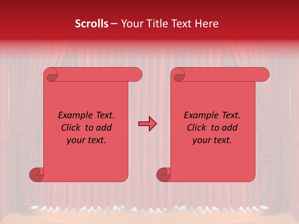 Valance Panel Hang PowerPoint Template