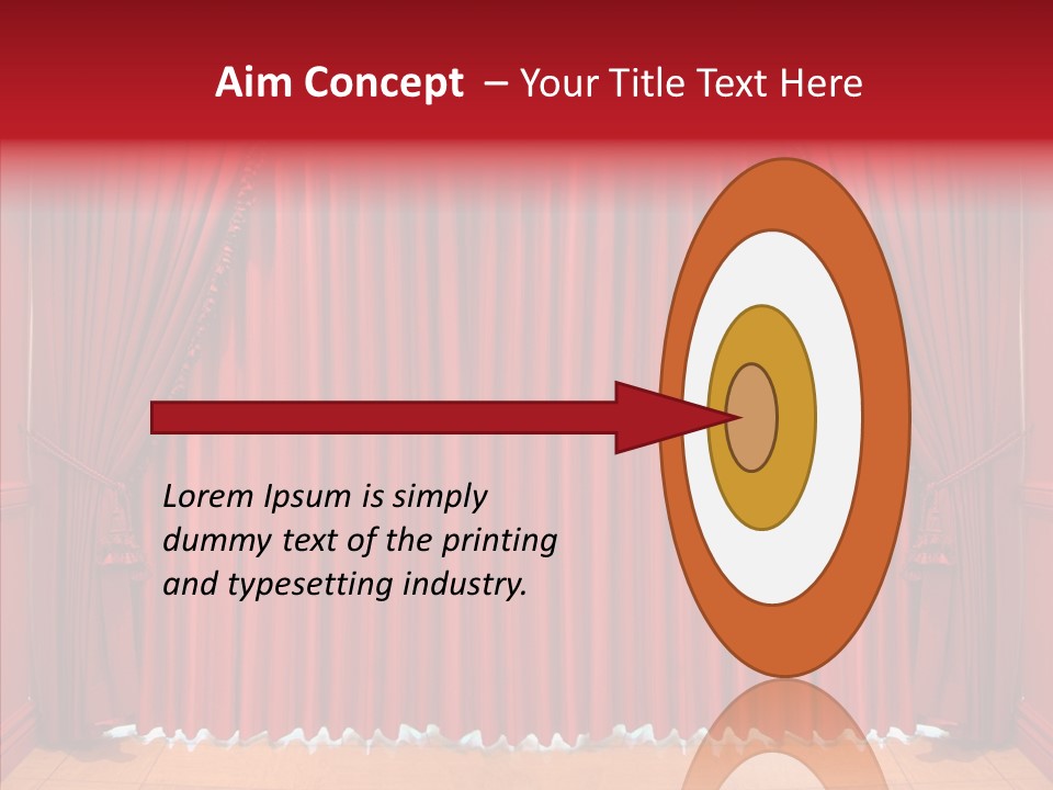 Valance Panel Hang PowerPoint Template