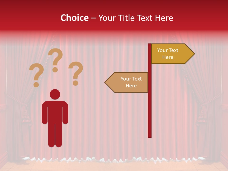 Valance Panel Hang PowerPoint Template