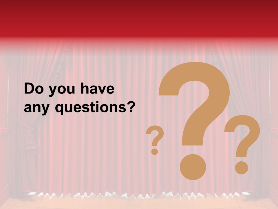 Valance Panel Hang PowerPoint Template