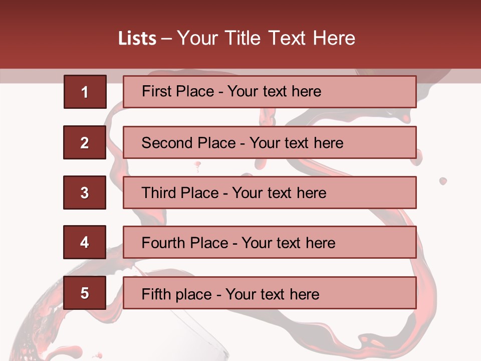 Alcohol Shot Dating PowerPoint Template