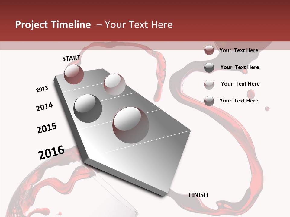 Alcohol Shot Dating PowerPoint Template