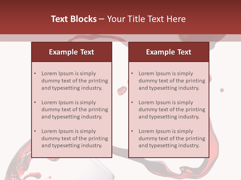 Alcohol Shot Dating PowerPoint Template