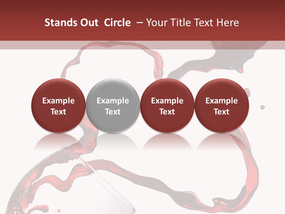 Alcohol Shot Dating PowerPoint Template