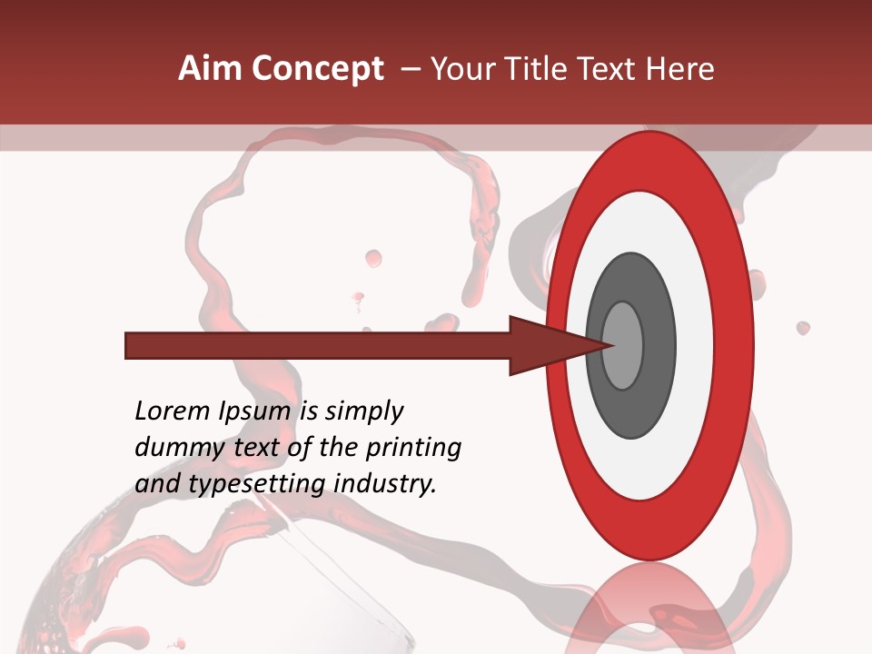 Alcohol Shot Dating PowerPoint Template