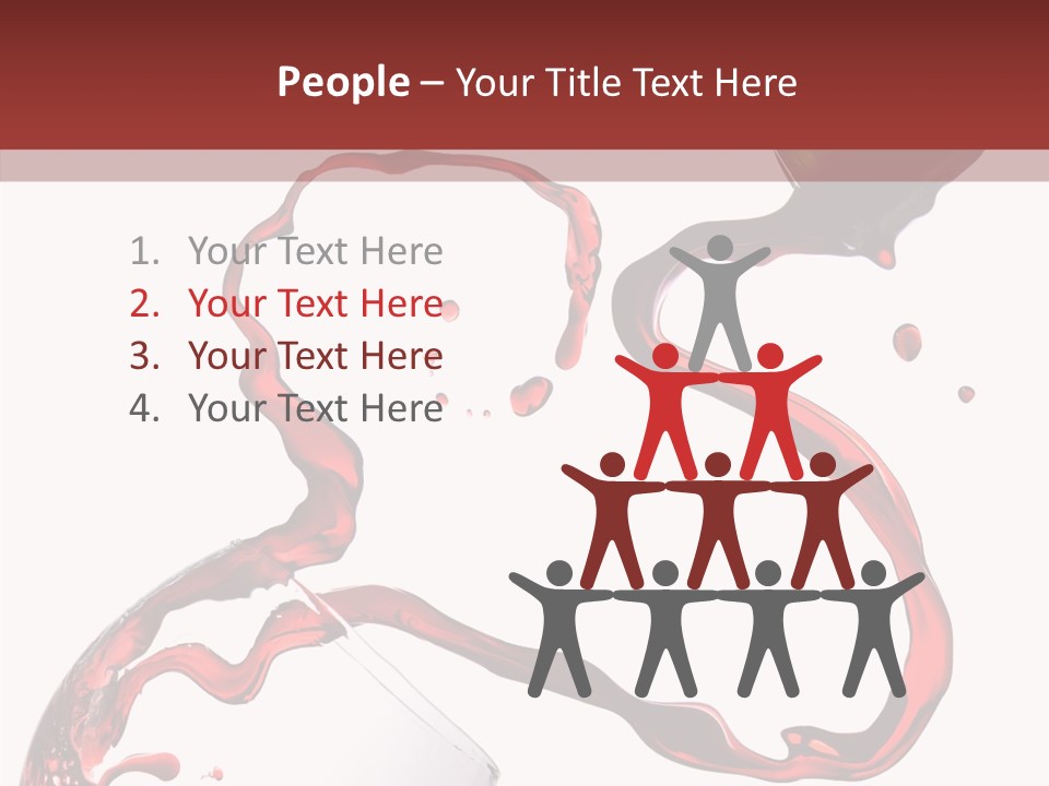 Alcohol Shot Dating PowerPoint Template