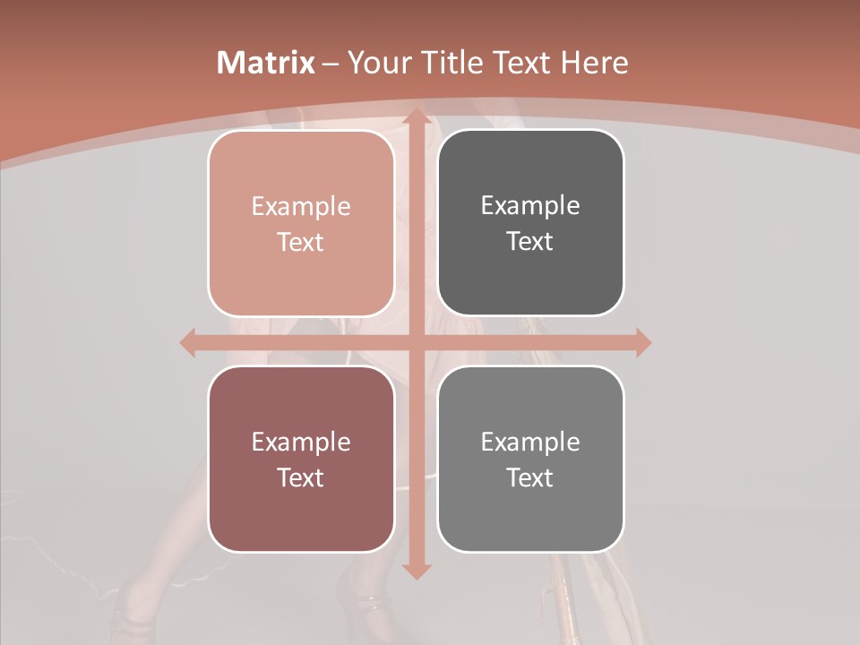 Sexy Maid Domestic PowerPoint Template