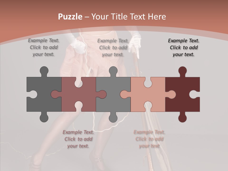 Sexy Maid Domestic PowerPoint Template