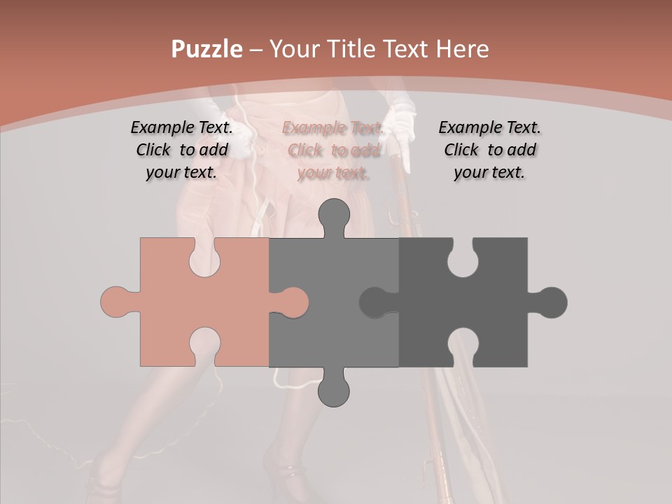 Sexy Maid Domestic PowerPoint Template