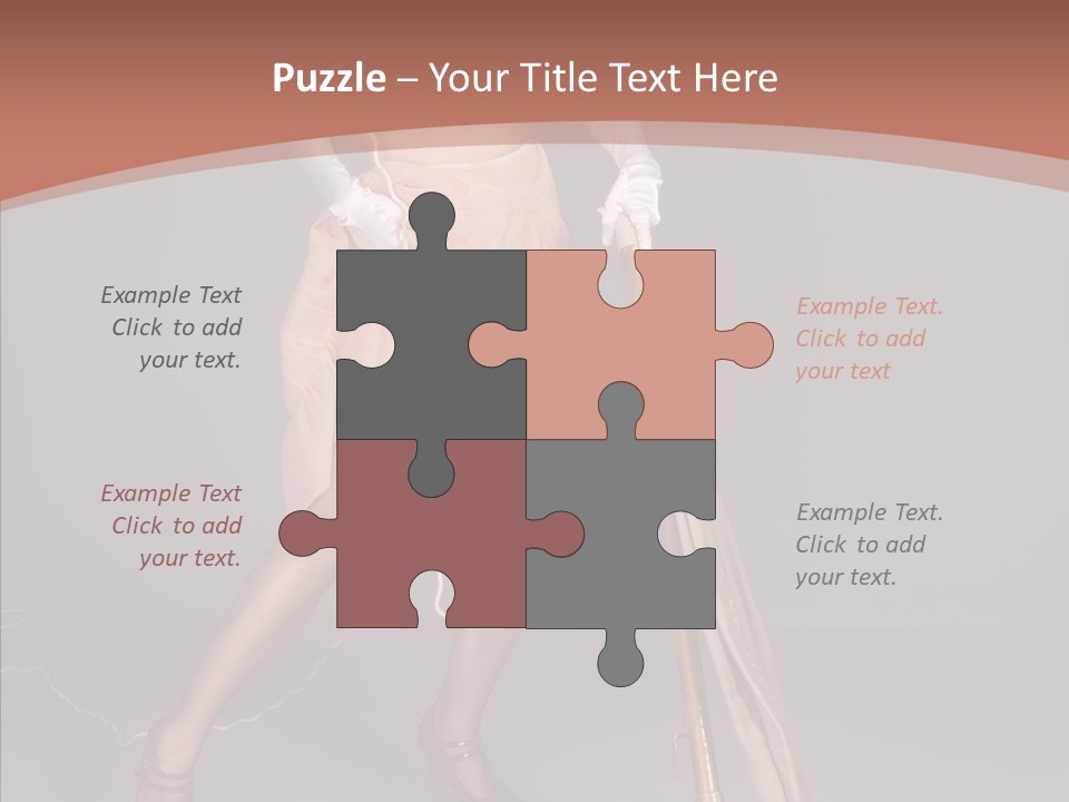 Sexy Maid Domestic PowerPoint Template