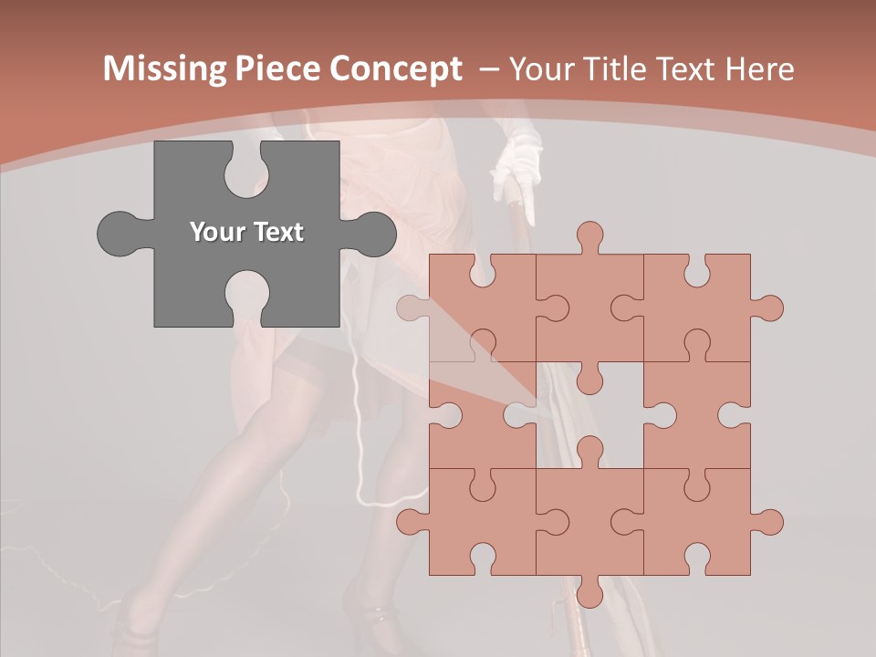 Sexy Maid Domestic PowerPoint Template