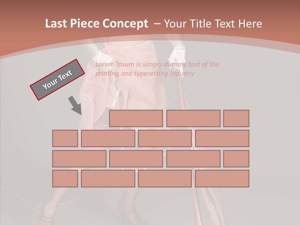 Sexy Maid Domestic PowerPoint Template