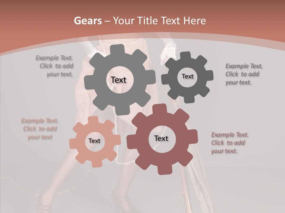 Sexy Maid Domestic PowerPoint Template