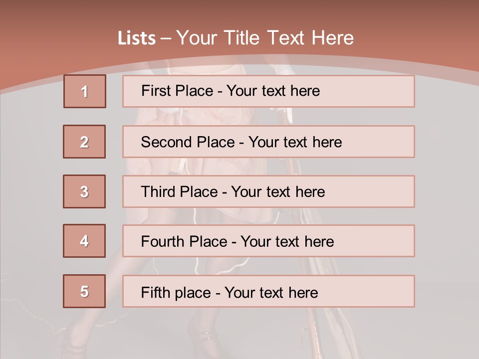 Sexy Maid Domestic PowerPoint Template