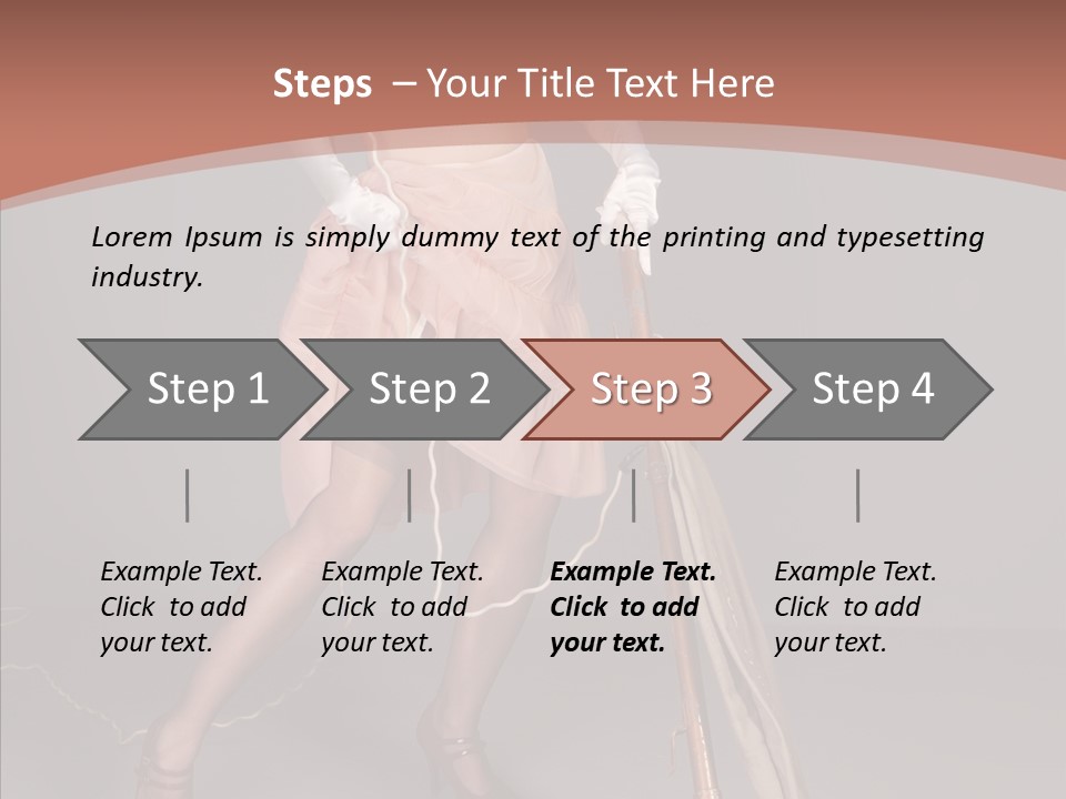 Sexy Maid Domestic PowerPoint Template