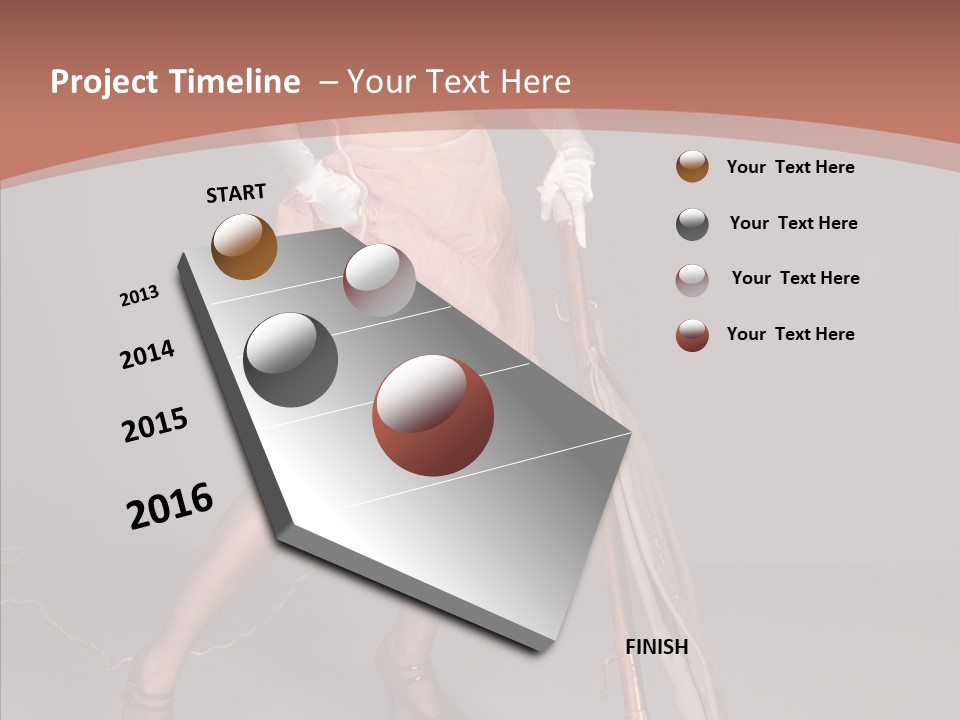 Sexy Maid Domestic PowerPoint Template