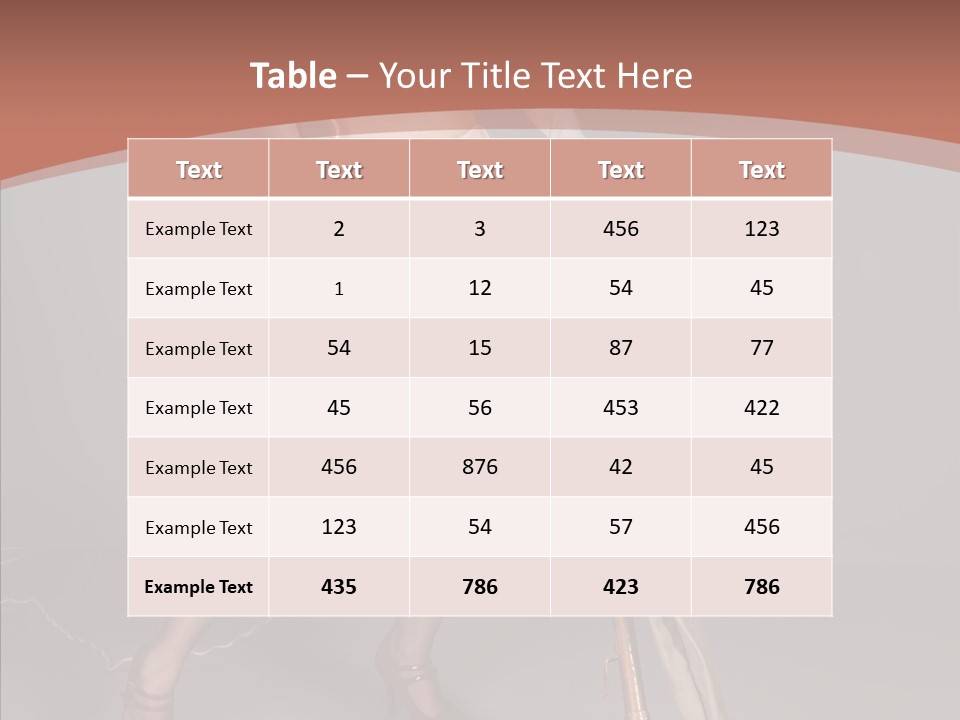 Sexy Maid Domestic PowerPoint Template