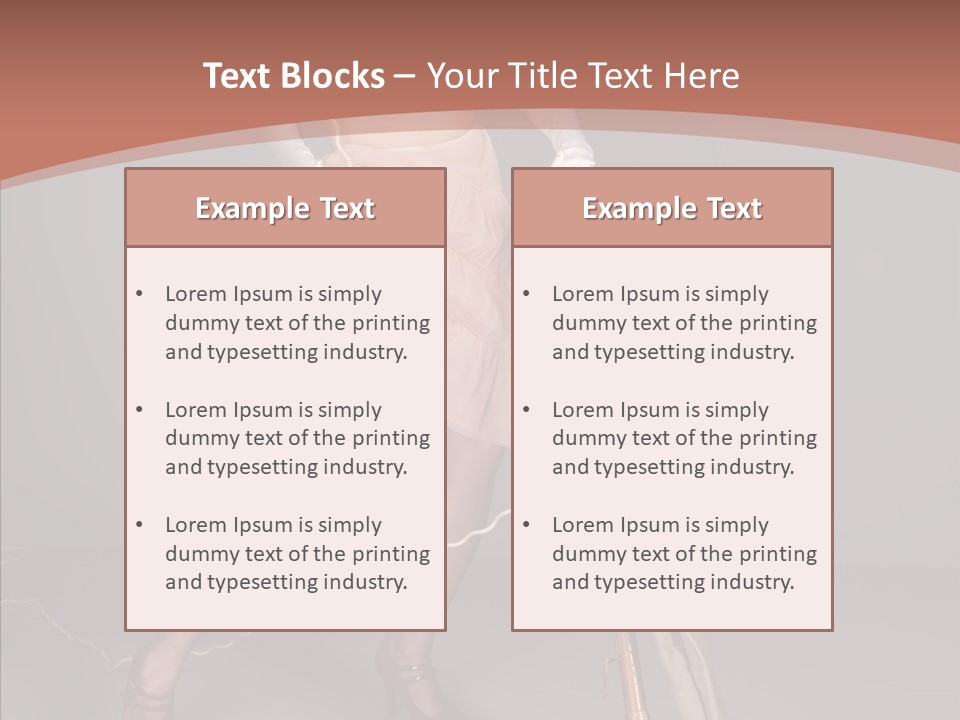 Sexy Maid Domestic PowerPoint Template