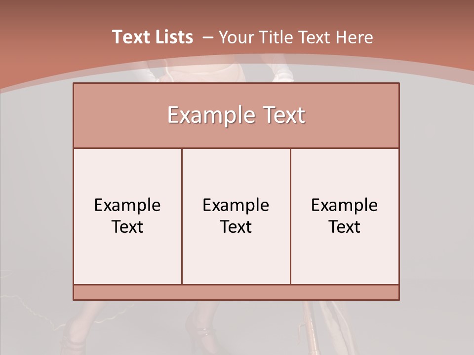 Sexy Maid Domestic PowerPoint Template