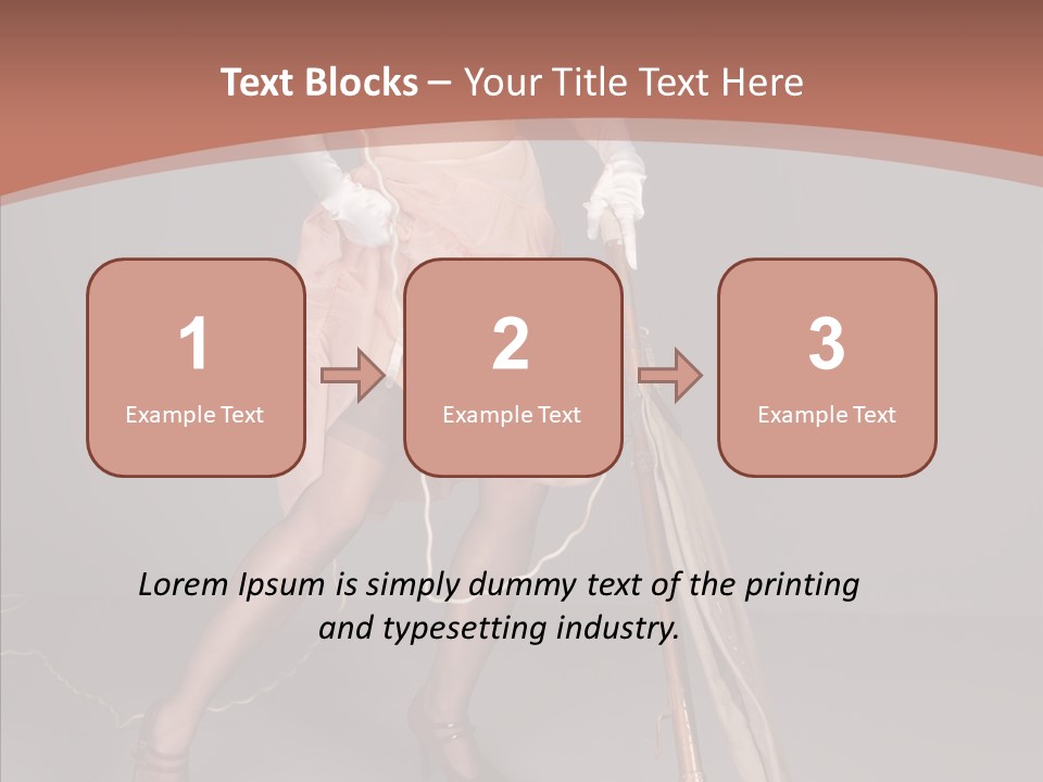 Sexy Maid Domestic PowerPoint Template