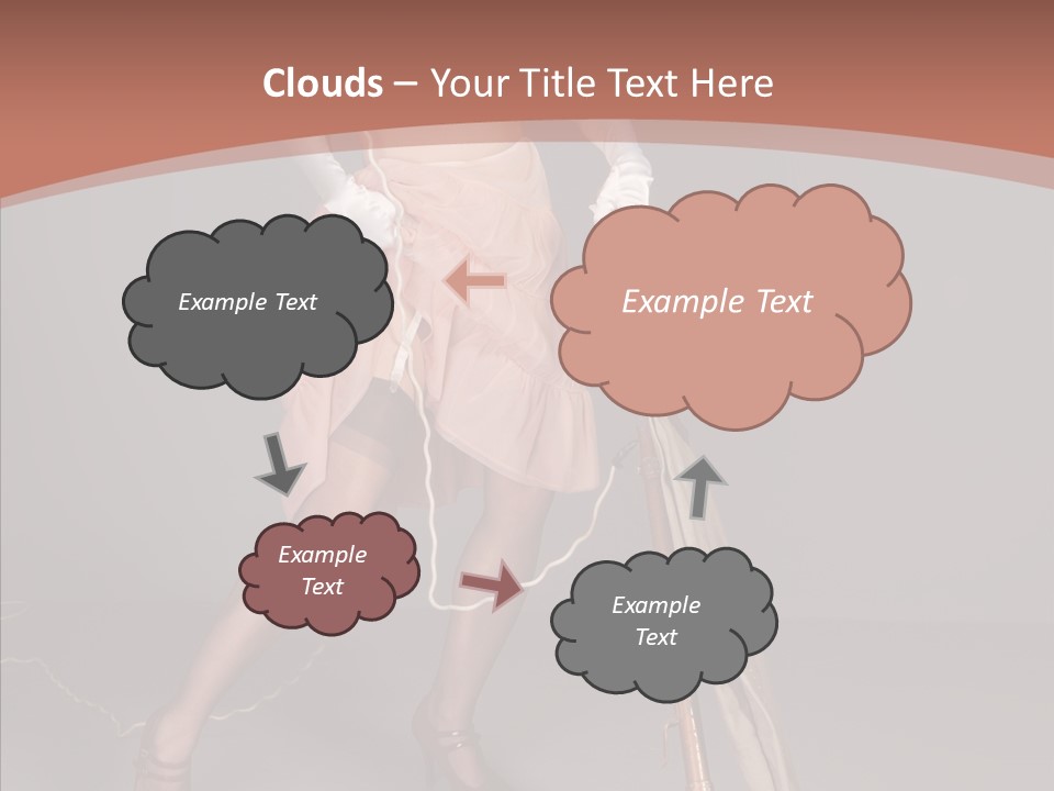 Sexy Maid Domestic PowerPoint Template