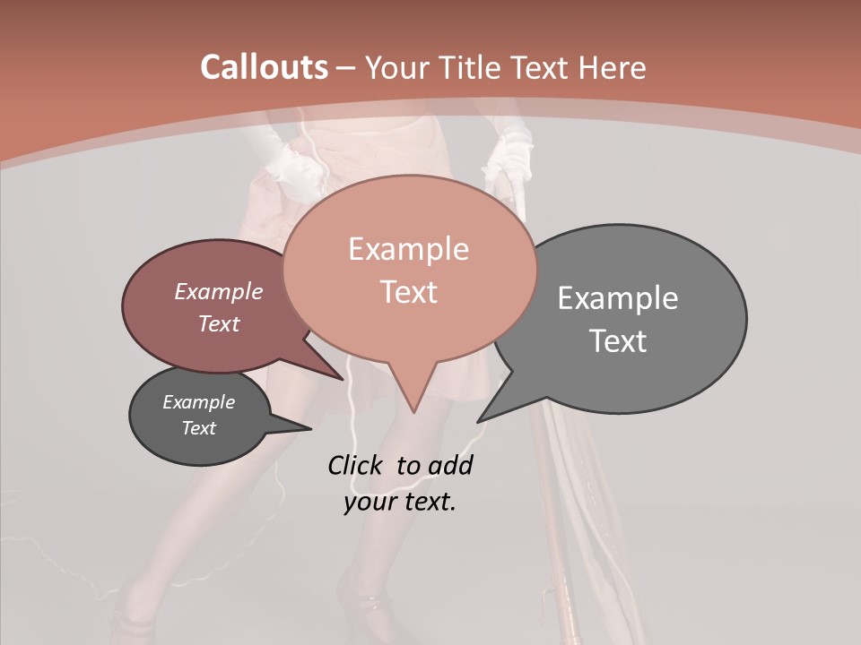 Sexy Maid Domestic PowerPoint Template