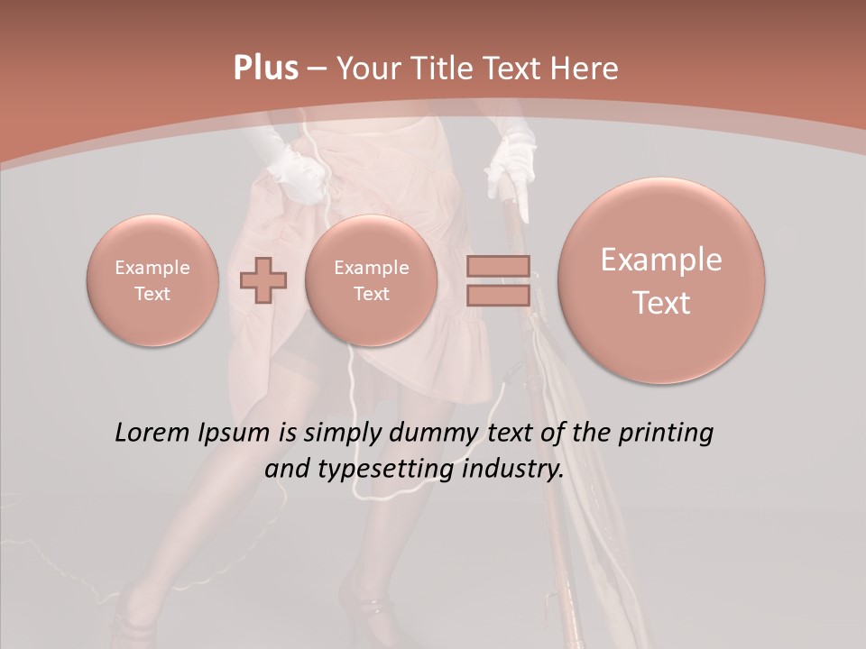 Sexy Maid Domestic PowerPoint Template