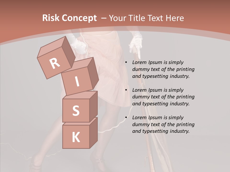 Sexy Maid Domestic PowerPoint Template