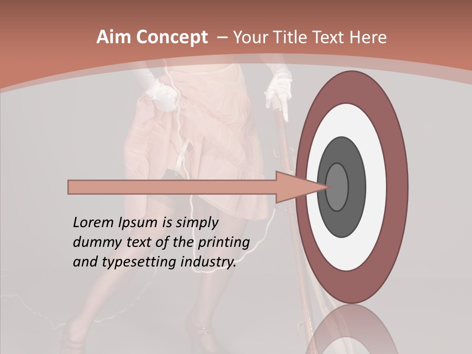 Sexy Maid Domestic PowerPoint Template