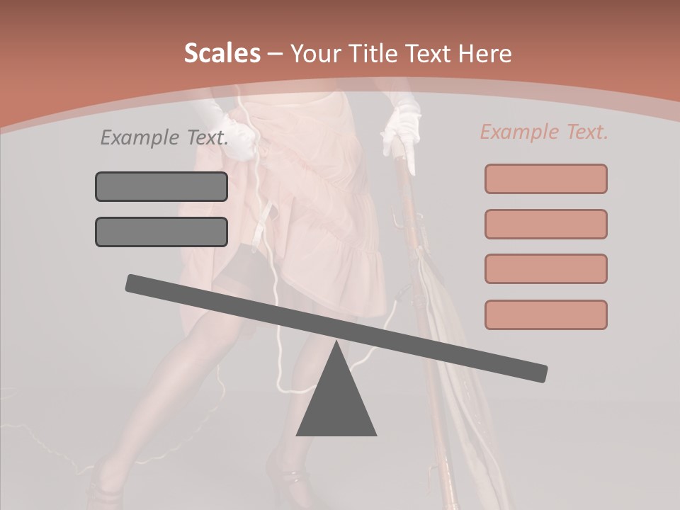 Sexy Maid Domestic PowerPoint Template