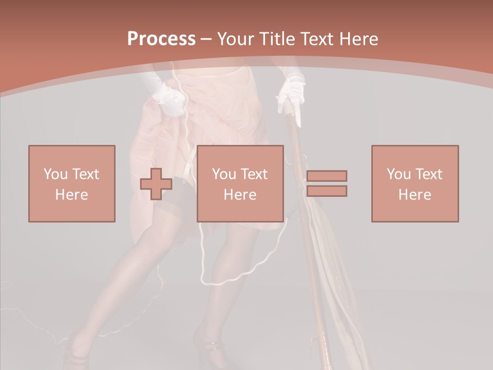 Sexy Maid Domestic PowerPoint Template