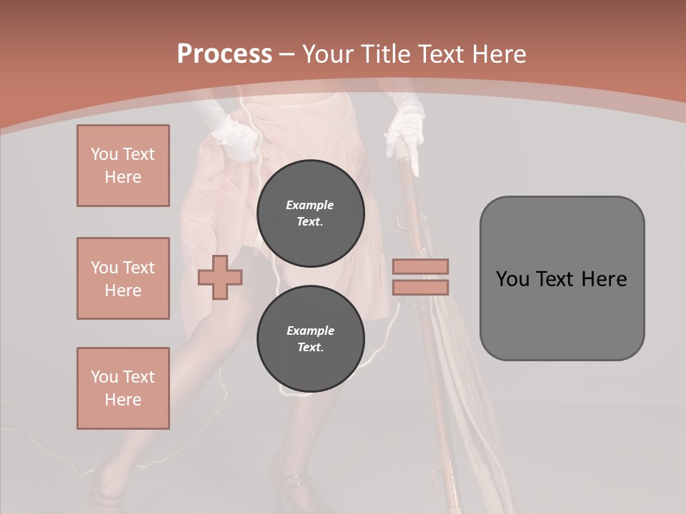 Sexy Maid Domestic PowerPoint Template