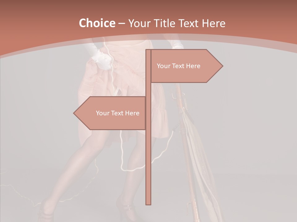 Sexy Maid Domestic PowerPoint Template