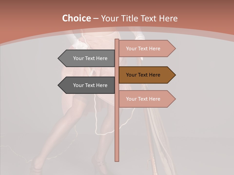 Sexy Maid Domestic PowerPoint Template