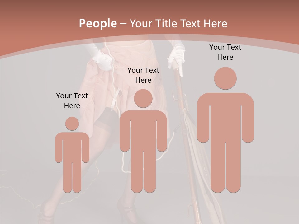 Sexy Maid Domestic PowerPoint Template