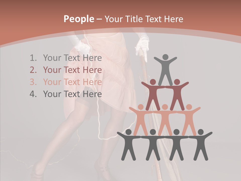 Sexy Maid Domestic PowerPoint Template