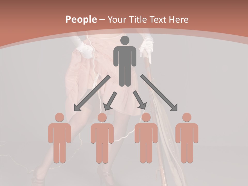 Sexy Maid Domestic PowerPoint Template